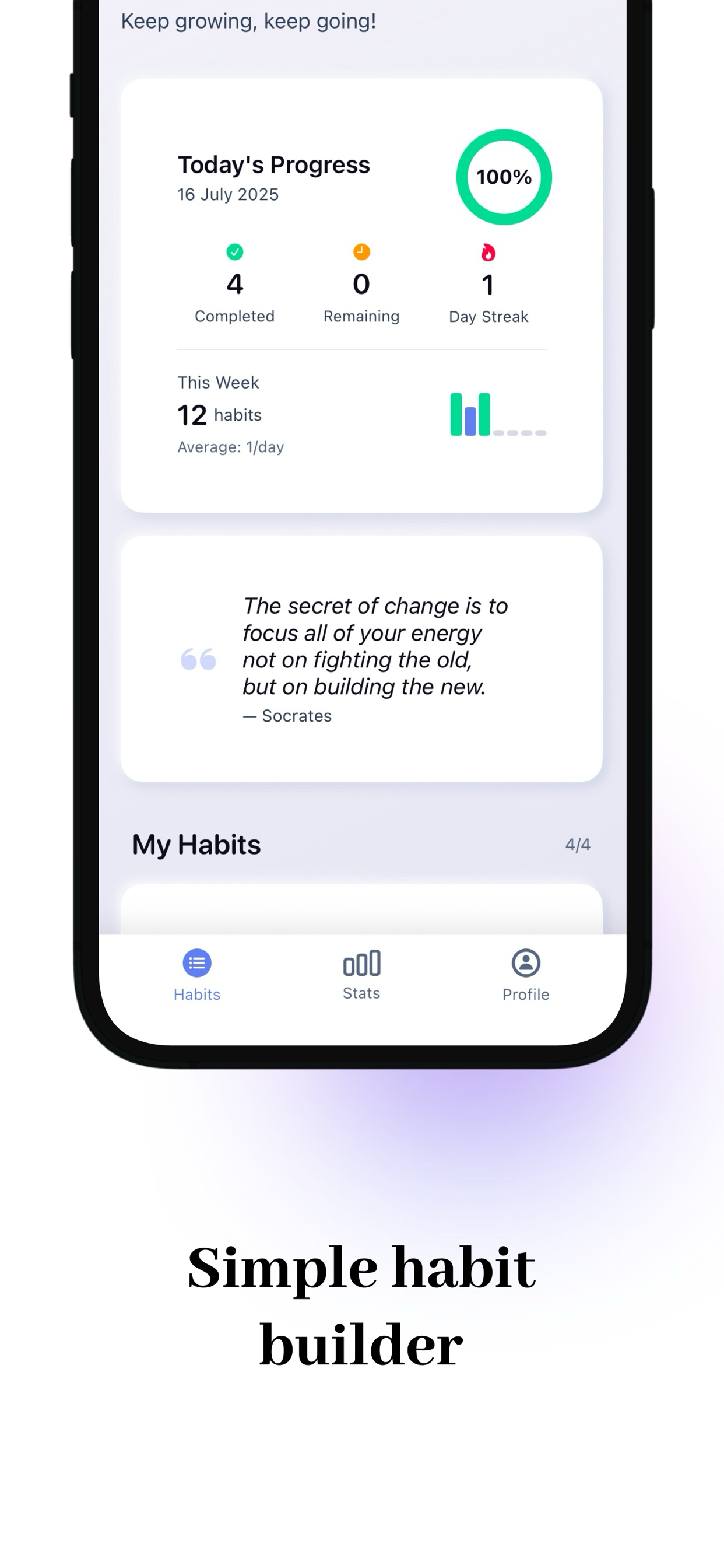 My Habits: Daily Habit Tracker screenshot 3