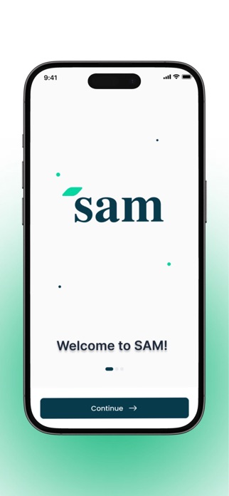 SAM - Onboarding Screenshot 1 of 5