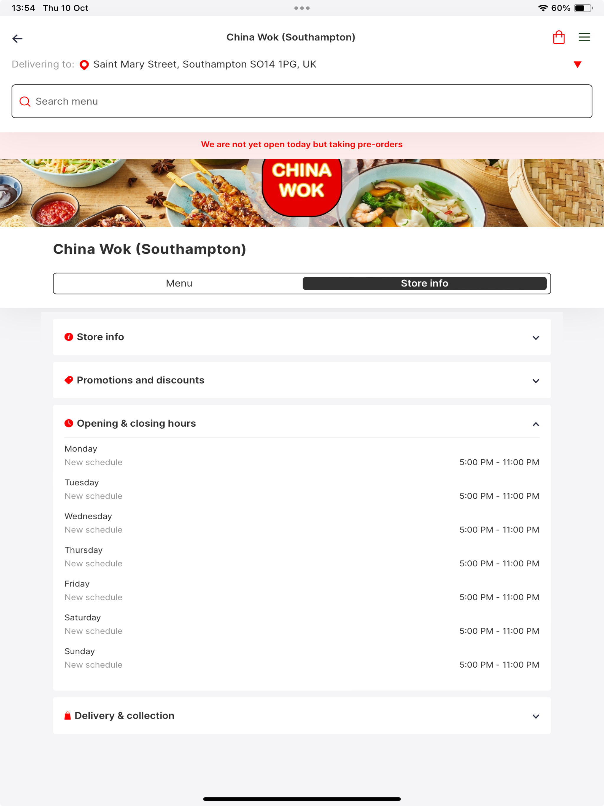 China Wok, Southampton screenshot 5