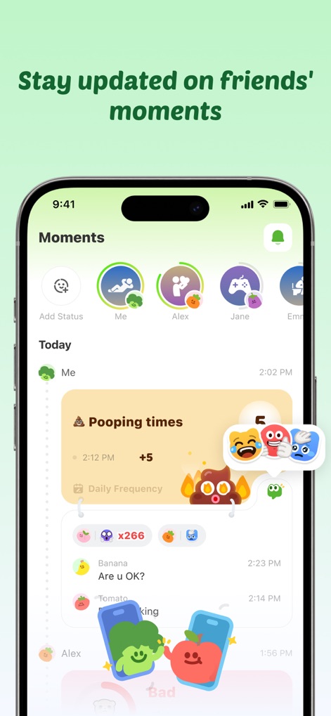 Widgetable: Besties & Couples - Momentos dos Amigos