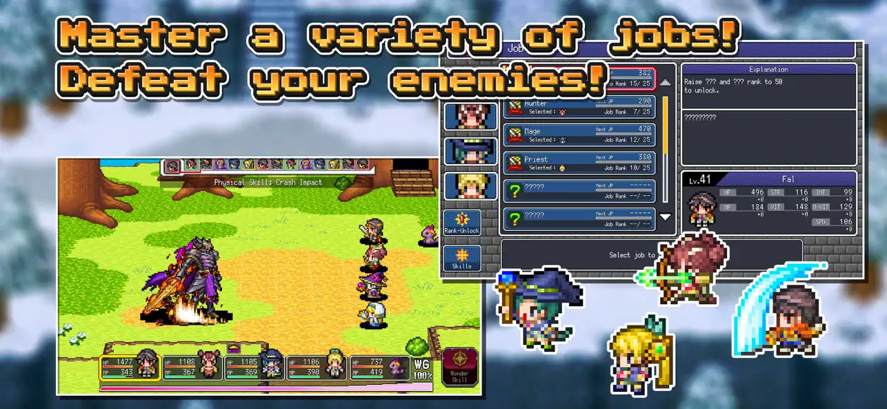RPG Dragon Spira iOS Mod IPA screenshot 3 - iOS game interface