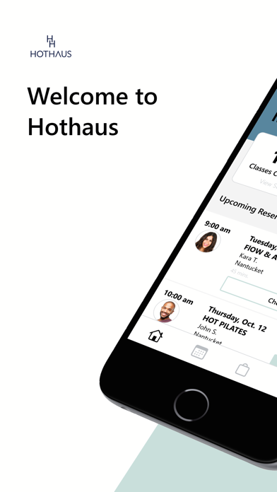 HOTHAUS iPhone screenshot 1 - Health & Fitness app
