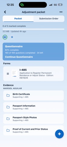 HelloVisa: Build & Track Cases Screenshot 1 of 3