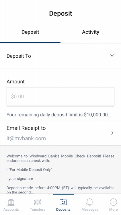 Windward Bank Mobile screenshot-3