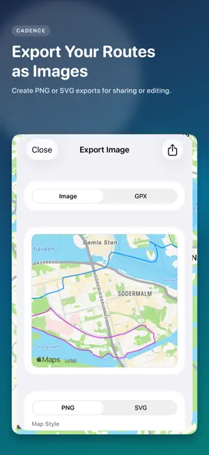 Cadence - Map Your Workouts screenshot 3