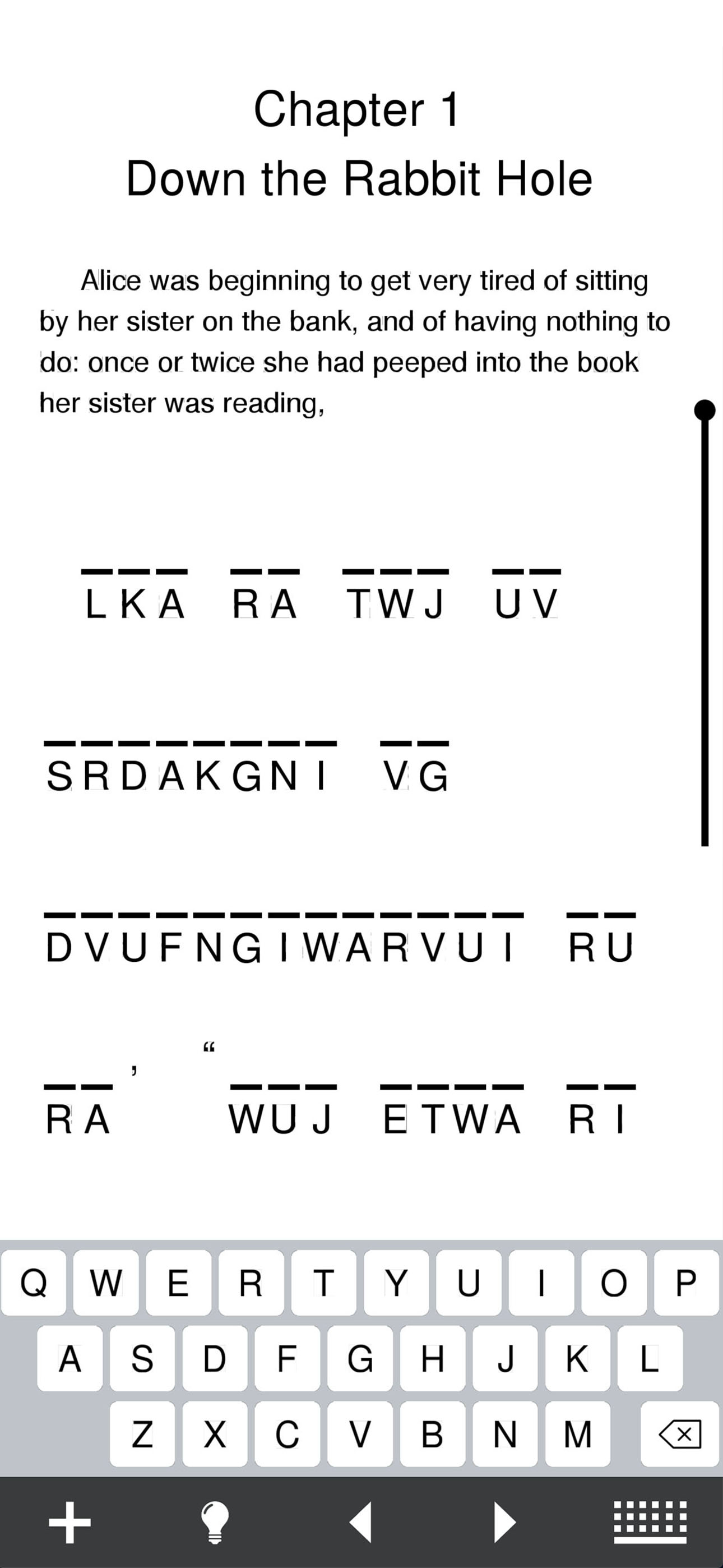 Cryptogram Tale