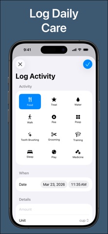 Paws: Dog Care Tracker screenshot