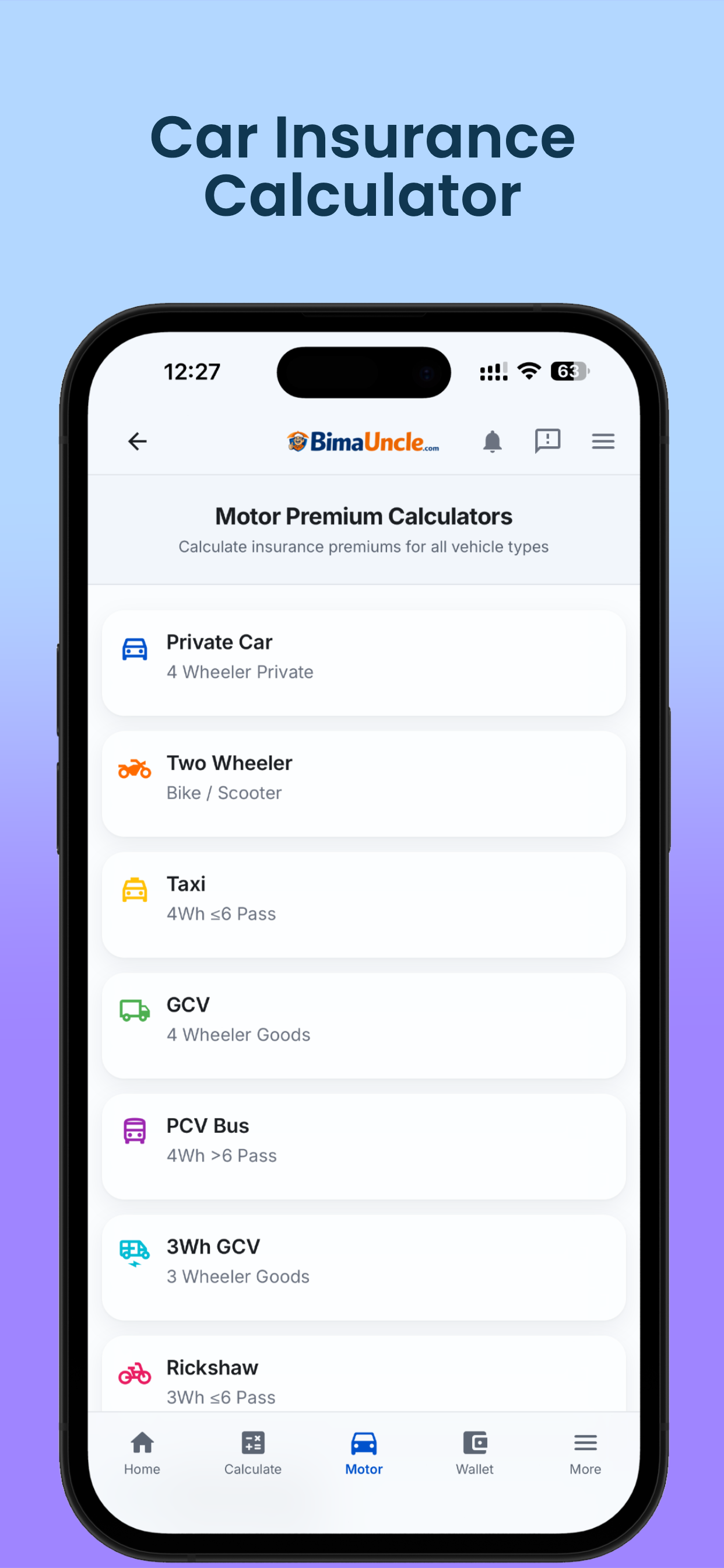 BimaUncle: Premium Calculator screenshot 3