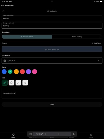 Pill Reminder Medicine Tracker