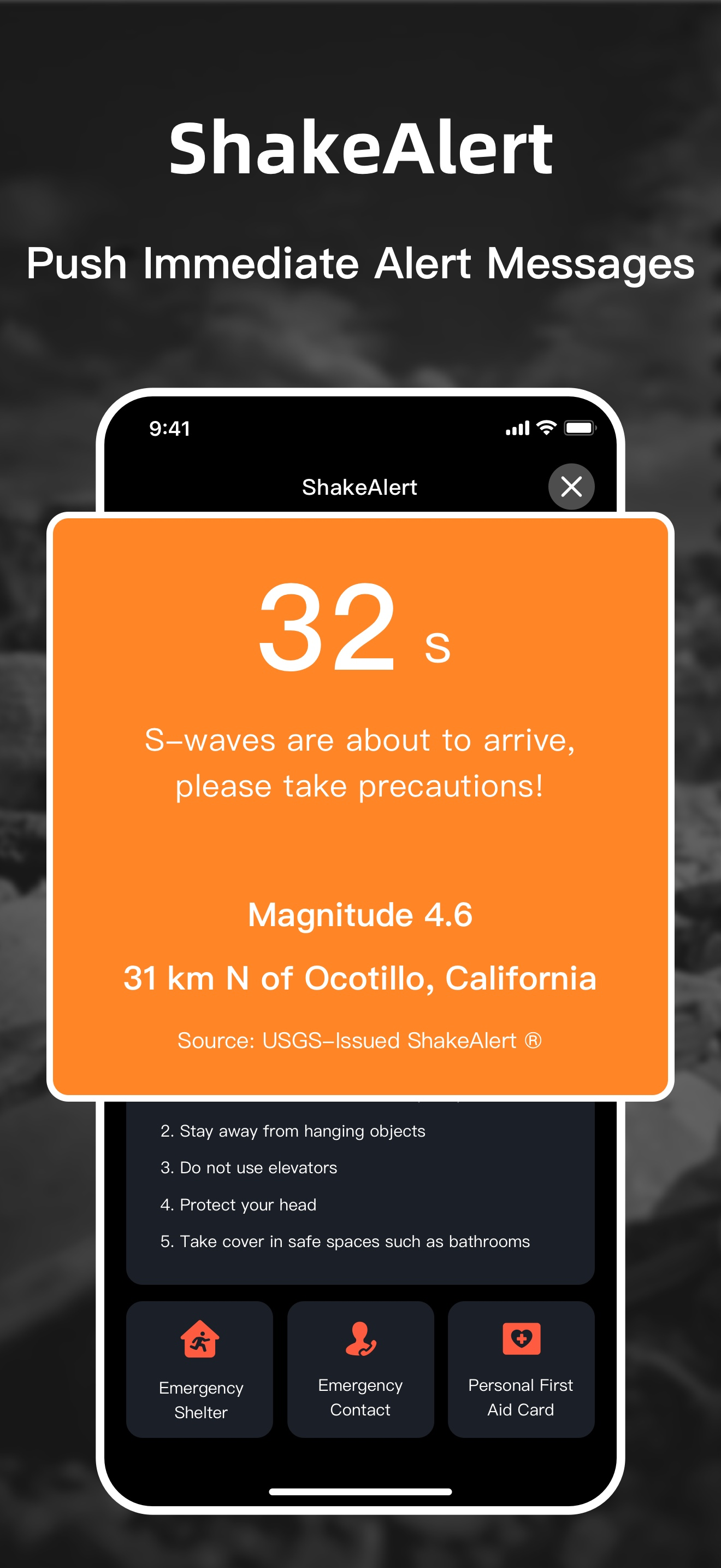 Earthquake Alert -USA Info