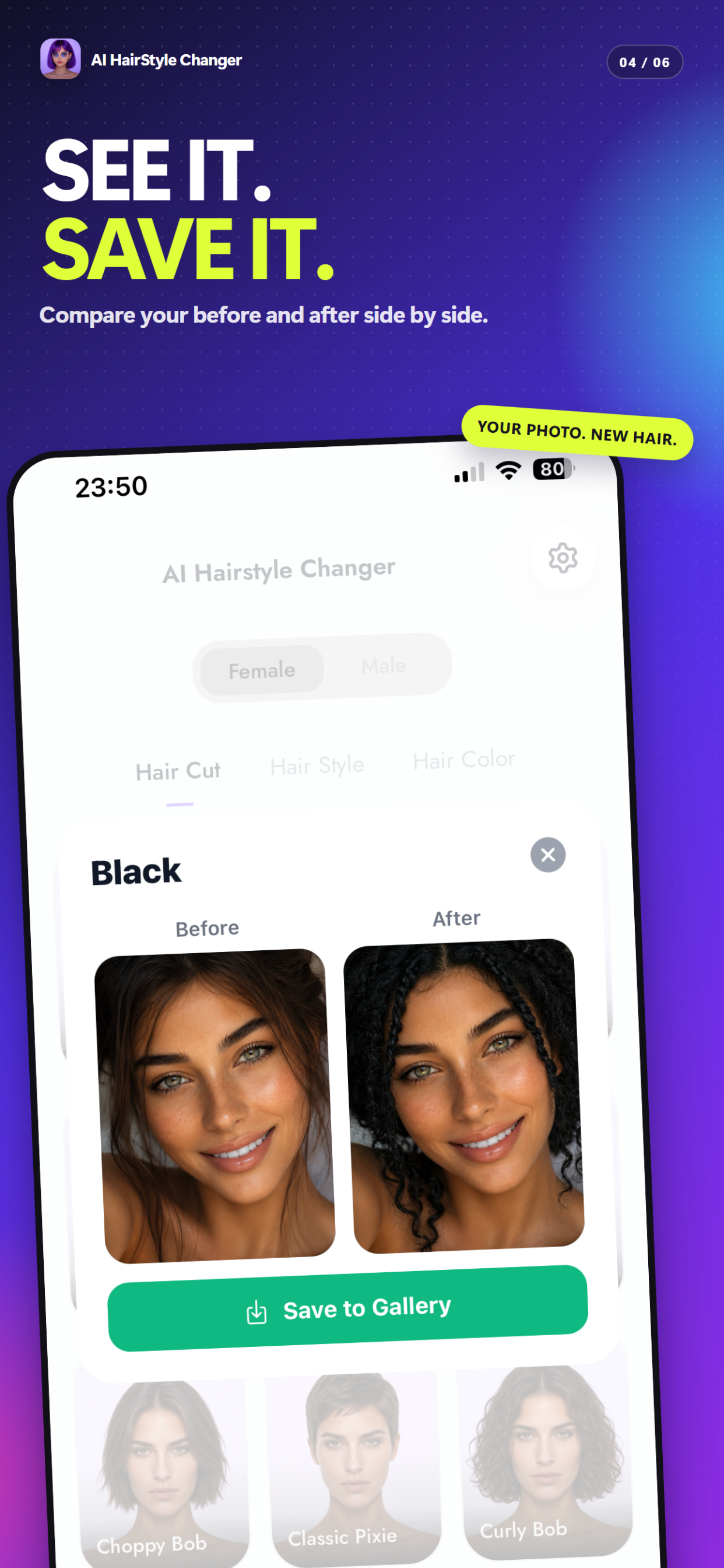 AI Hairstyle Changer: app screenshot 4