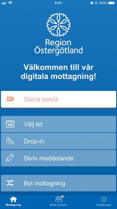 Din Vård Region Östergötland iPhone screenshot 2