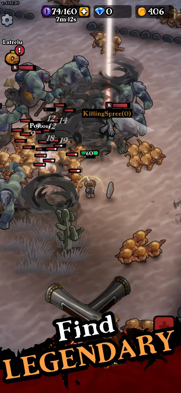 Darkest Hero! Hack screenshot 2 - iOS game interface