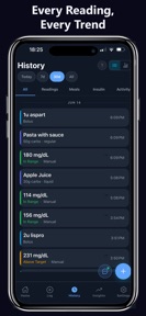 Glucose Compass: Diabetes Log screenshot