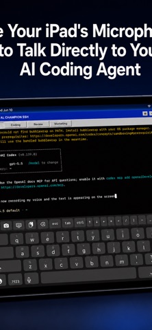 Terminal Champion SSH Tablet screenshot