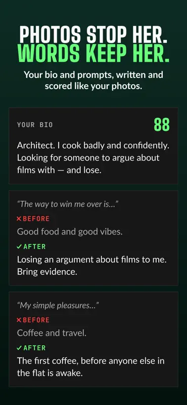Roast: AI Dating Photos & Bio screenshot 9 of 10
