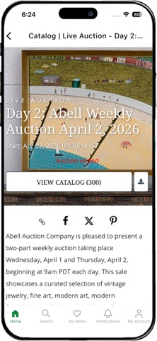 Abell Auction iPhone screenshot