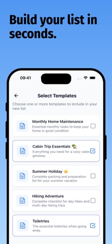 Double Check - Reusable Lists Screenshot 6 of 8