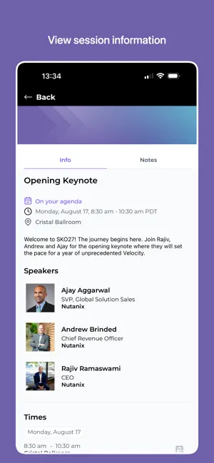 NTNX Events screenshot 3