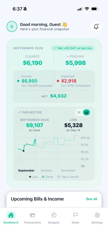 MintMonitor: Budget Planner screenshot 1 of 9
