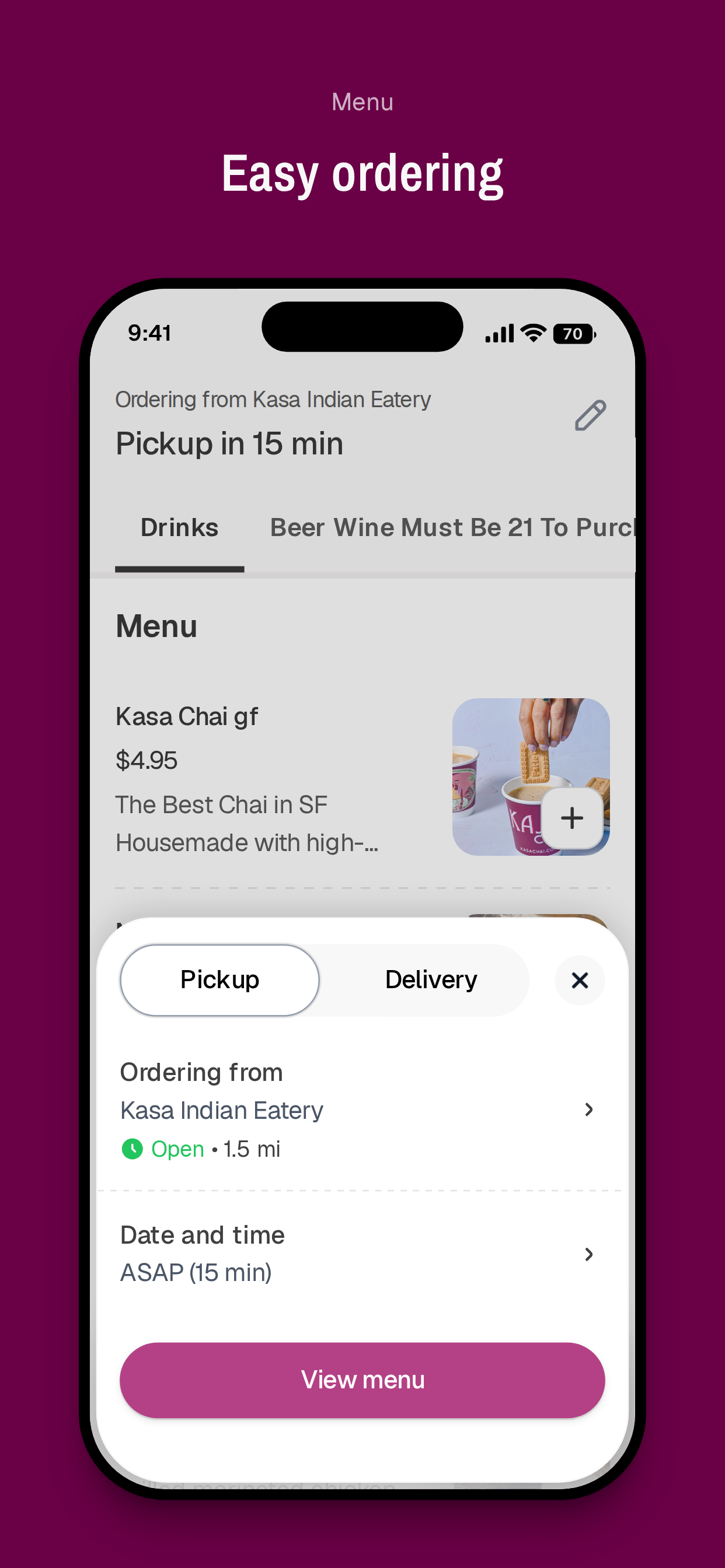Kasa Indian Eatery To Go screenshot 3