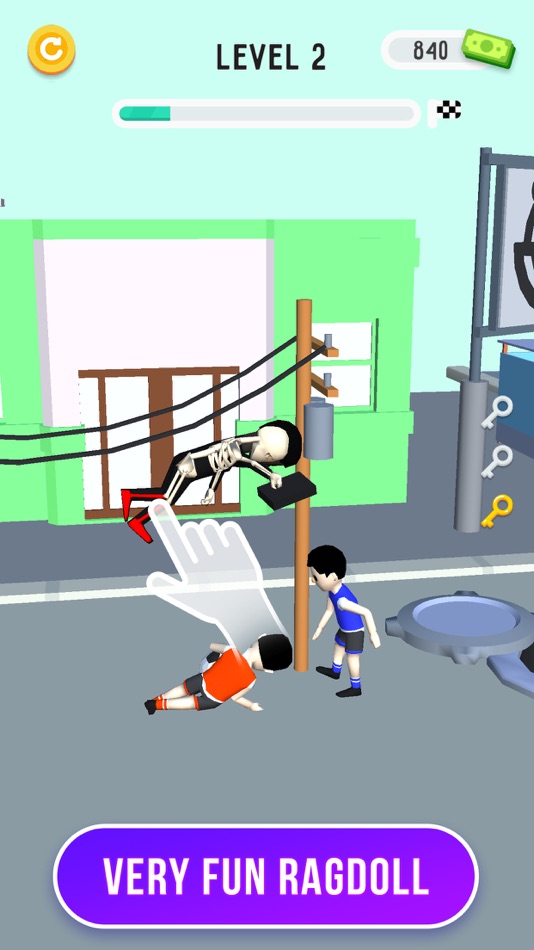 #1. Ragdoll Breaking Bones Game (iOS) By: Dimitri Liwenetz