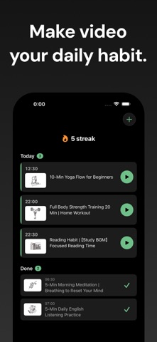 Looply: Video Habits Screenshot 1 of 3