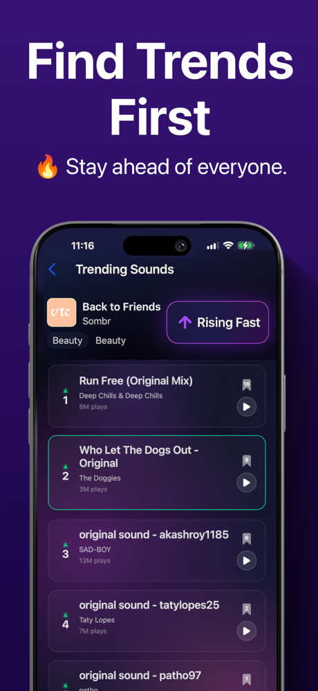 Tk Trends - Viral Growth AI screenshot 1
