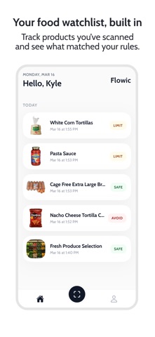Flowic: AI Ingredient Scanner Screenshot 1 of 5