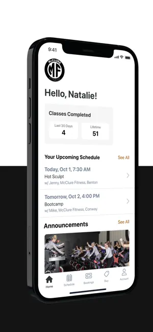 McClure Fitness screenshot 1