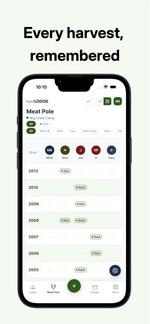 huntLODGE: Deer Camp Manager screenshot 2