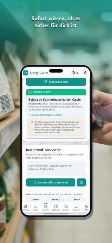 AlergiGuard: Allergiescanner screenshot 1 of 8
