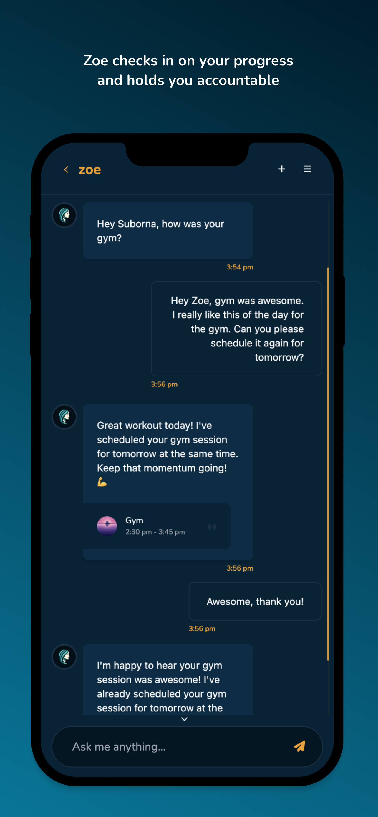 Zoe - AI life coach