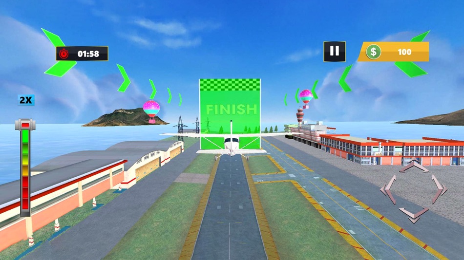 #5. Airplane Game Flight Simulator (iOS) Podle: Syed Ali Hamza Zaidi