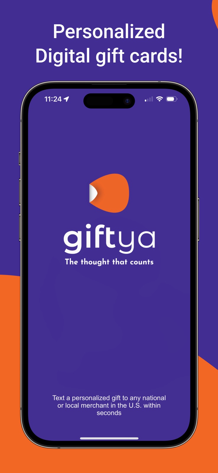 GiftYa - Send Gift Cards iphone screenshot 1