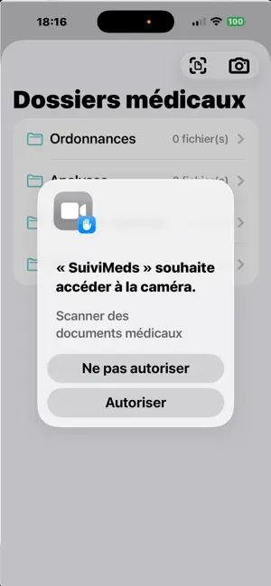 SuiviMeds screenshot 1