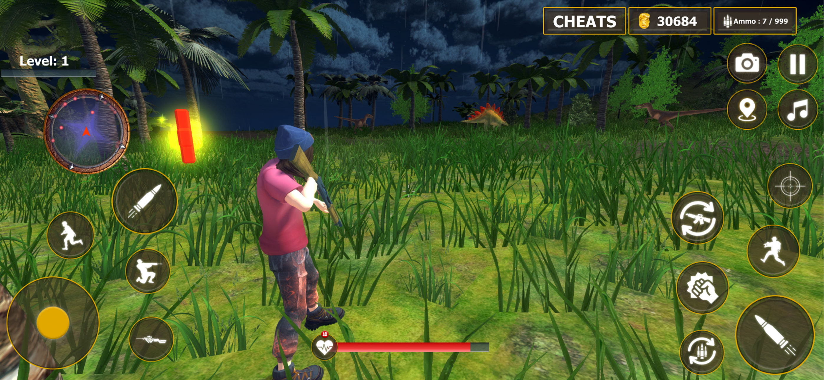 Animal Battle: Jungle Fight 3D screenshot 2