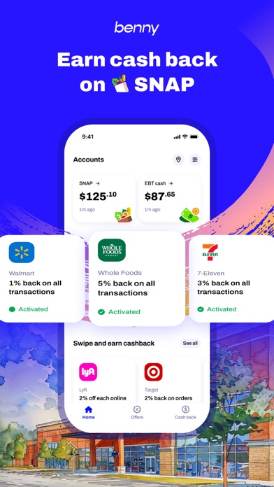 Benny: Cash back on EBT & SNAP Screenshot