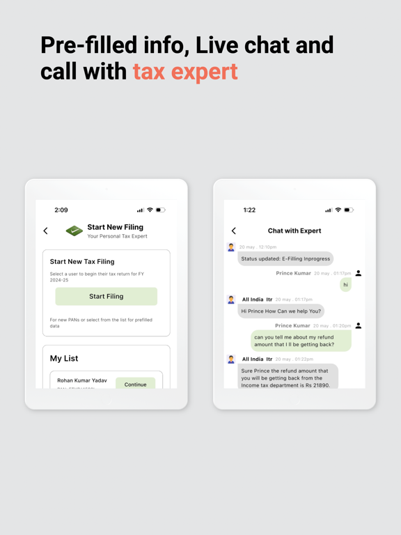 Income Tax Return AllIndiaITR iPad screenshot 8 - Finance app