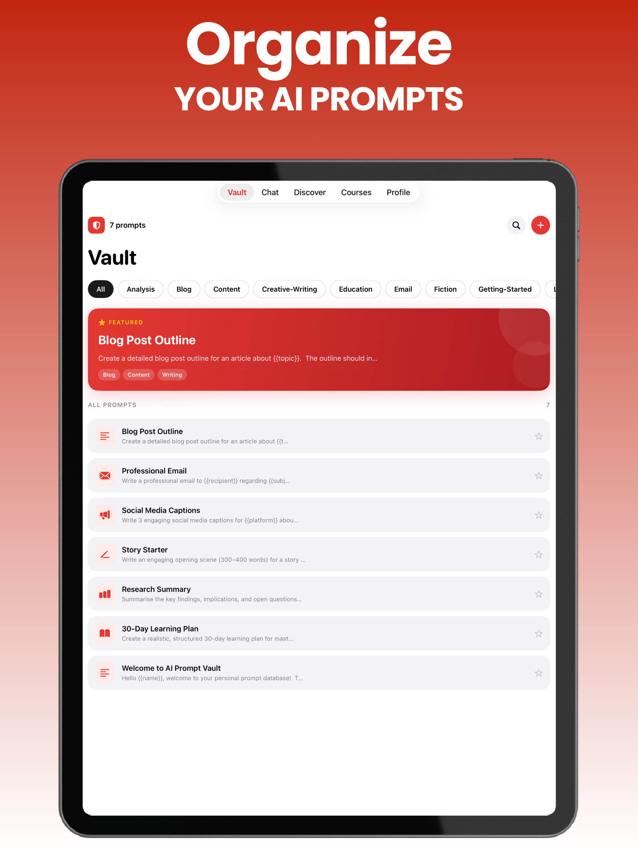 AI Prompt Manager: Vault screenshot 7