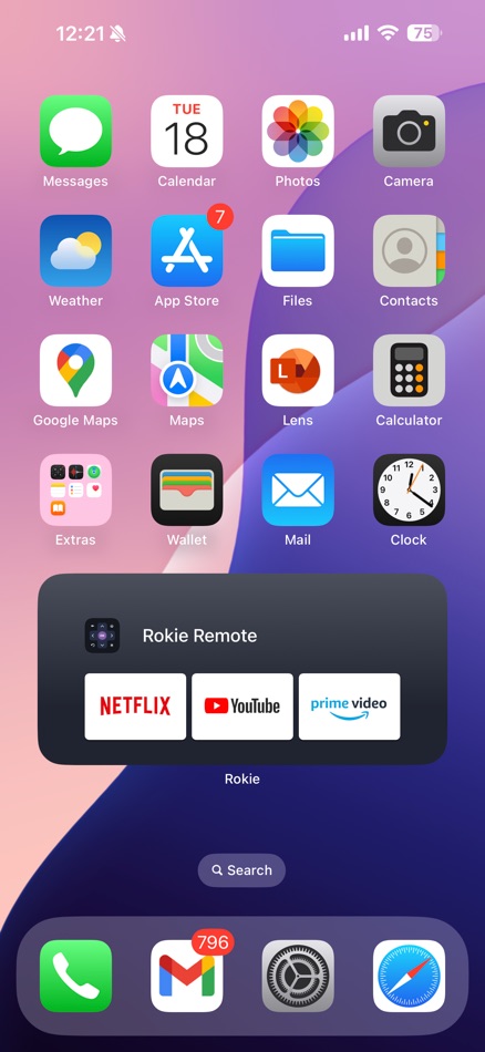 #5. Rokie - Remote for Roku Player (iOS) De: KRAFTWERK 9 LTD