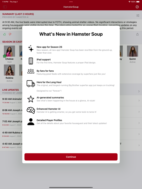Hamster Soup iPad screenshot 6 - Entertainment app