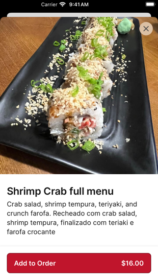 Temak House Florida iPhone screenshot 4 - Food & Drink app