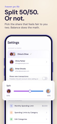Couples Budget Tracker—Balance Screenshot 3 of 8