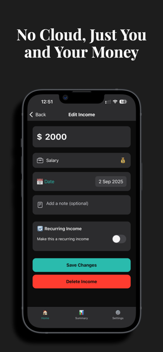 Moniqa - Budgeting App Screenshot 7 of 8