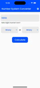 Binary to Decimal Converter screenshot #1 for iPhone