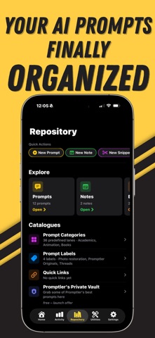 Promptler - AI Prompt Manager iPhone screenshot