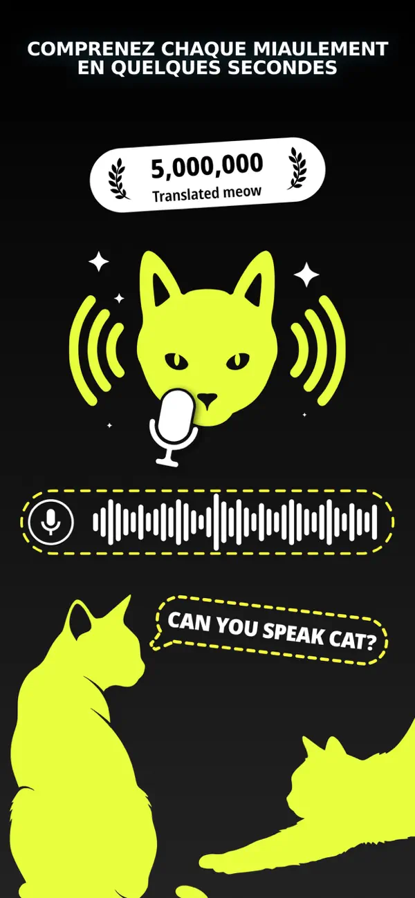 Screenshot #1 pour Catify: Traducteur De Chats
