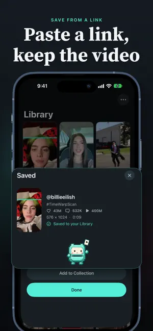 PocketTok - Save Videos screenshot 1