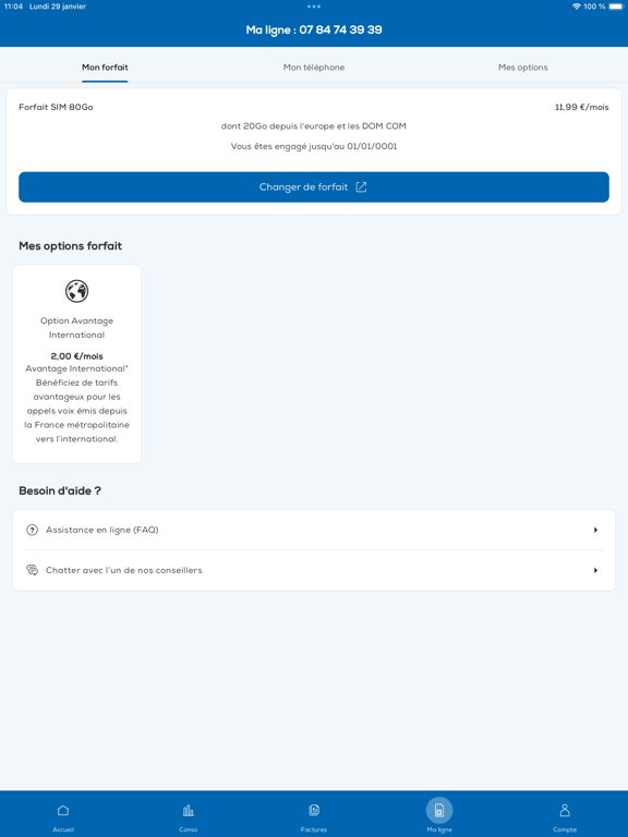 Screenshot #6 pour MON ESPACE LA POSTE MOBILE